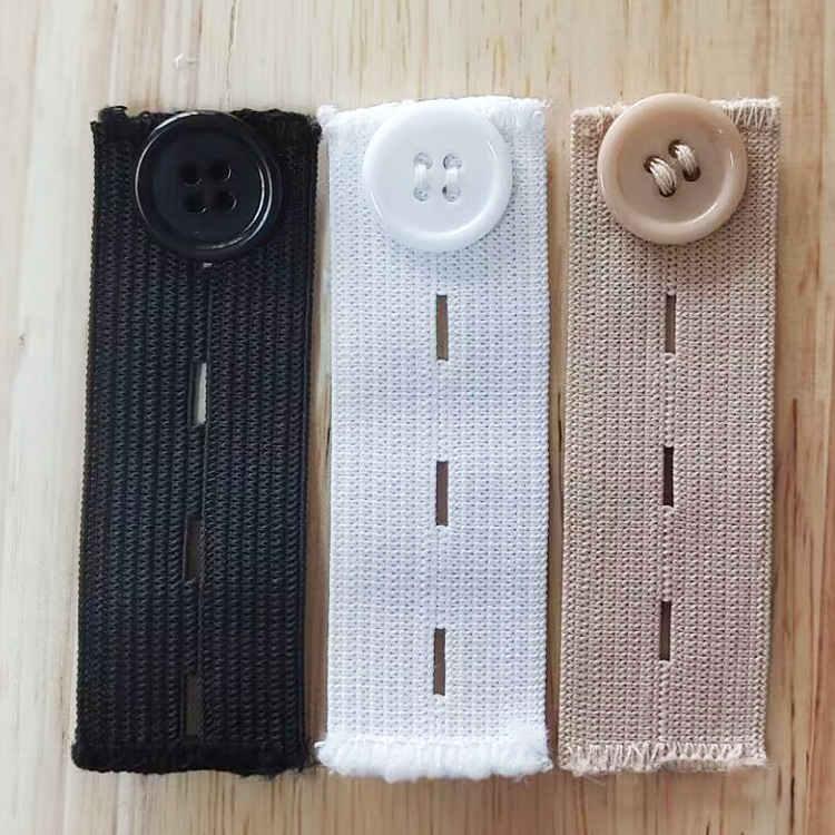 Пряжка для расширения брюк для беременных, черная