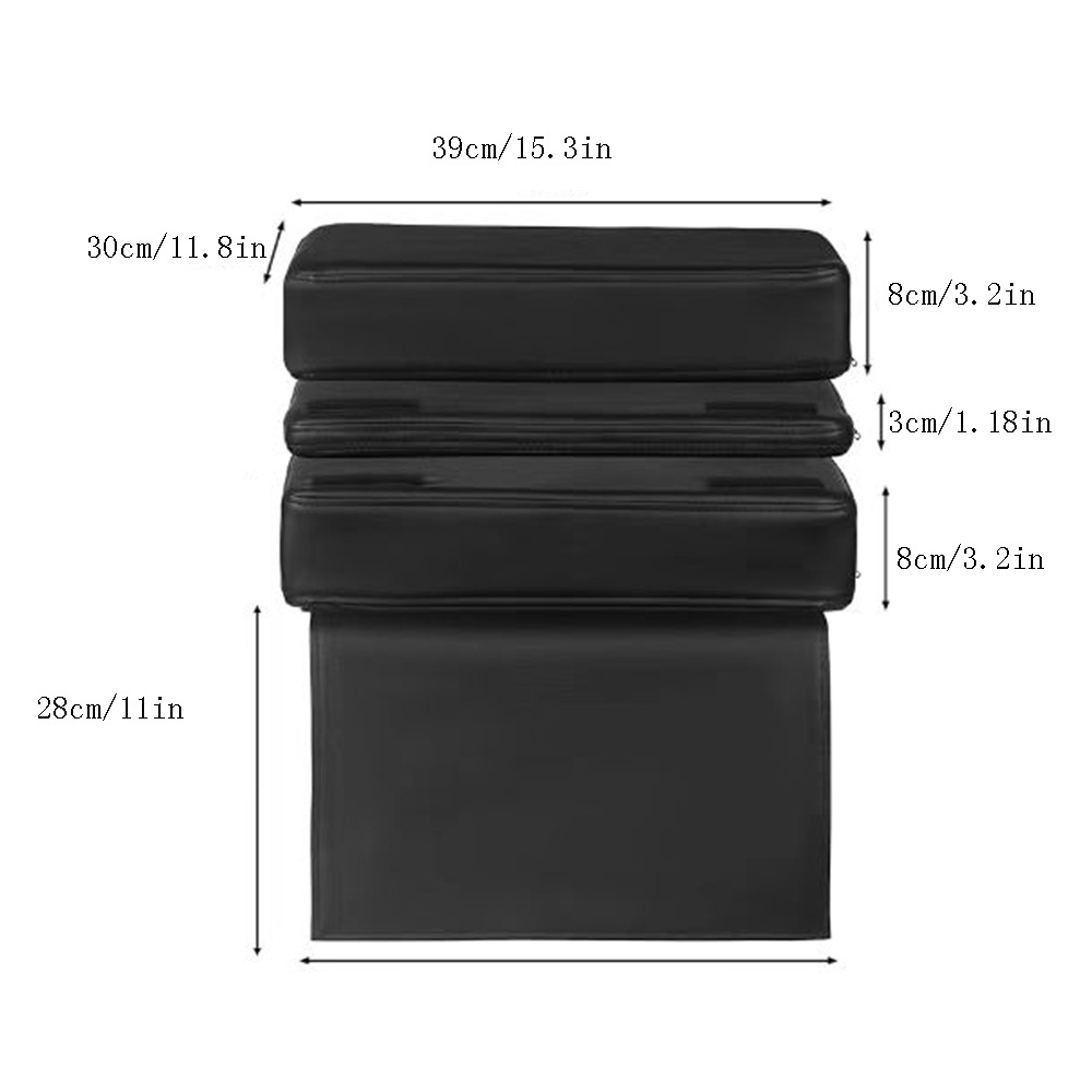 Three-Layer Thickened Barber Chair Cushion Suitable for Children's Hairdressing and Manicure Chairs, Dining Booster Cushion