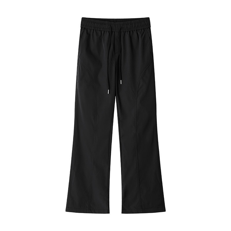 2025 New Autumn and Winter Handsome High Street Bootcut Pants for Men, Loose, Fashionable and Versatile, Slanted Design for Outdoor Use