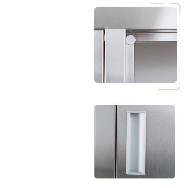 Stainless Steel Canteen Dinner Plate Cabinet Multi-Door Lockable Cupboard School Restaurant Lock Cabinet Employee Lunch Box Locker Factory