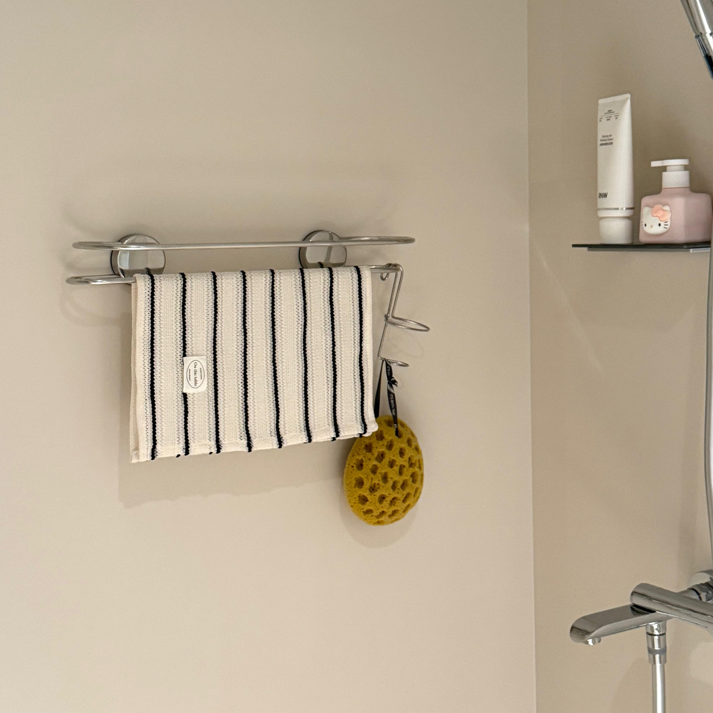 [100 экспресс-доставок для нового дома] Держатель для полотенец из нержавеющей стали, безотвёрточный, с присоской