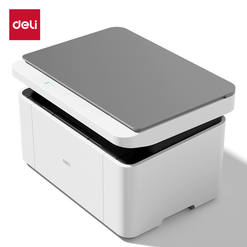 Deli Black and White Laser Printer Home Scanning and Copying All-in-One Machine Office Mobile Phone Wireless Small A4 Printer