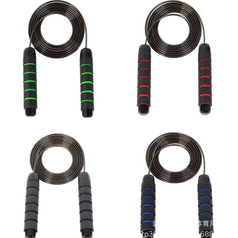 Bearing Racing Steel Wire Skipping Rope Running Weighted Fitness Tool Adult Sports Professional Training