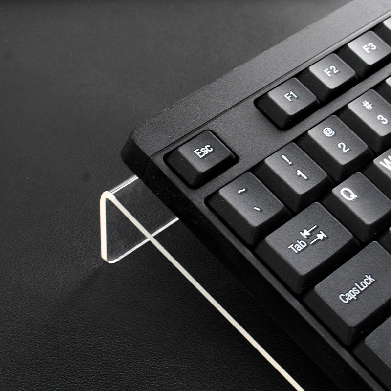 Keyboard Tray Heightening Bracket Transparent Acrylic Suspension Rack Desk Desktop Computer Tilt Tray Desktop Pad