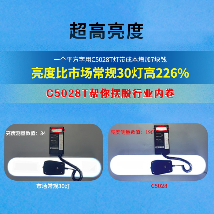 Xinshengyuan C5028T Luminous Character Light Strip Led Light Strip Light Strip Neon Light Strip Waterproof Light Strip High Brightness Light Strip