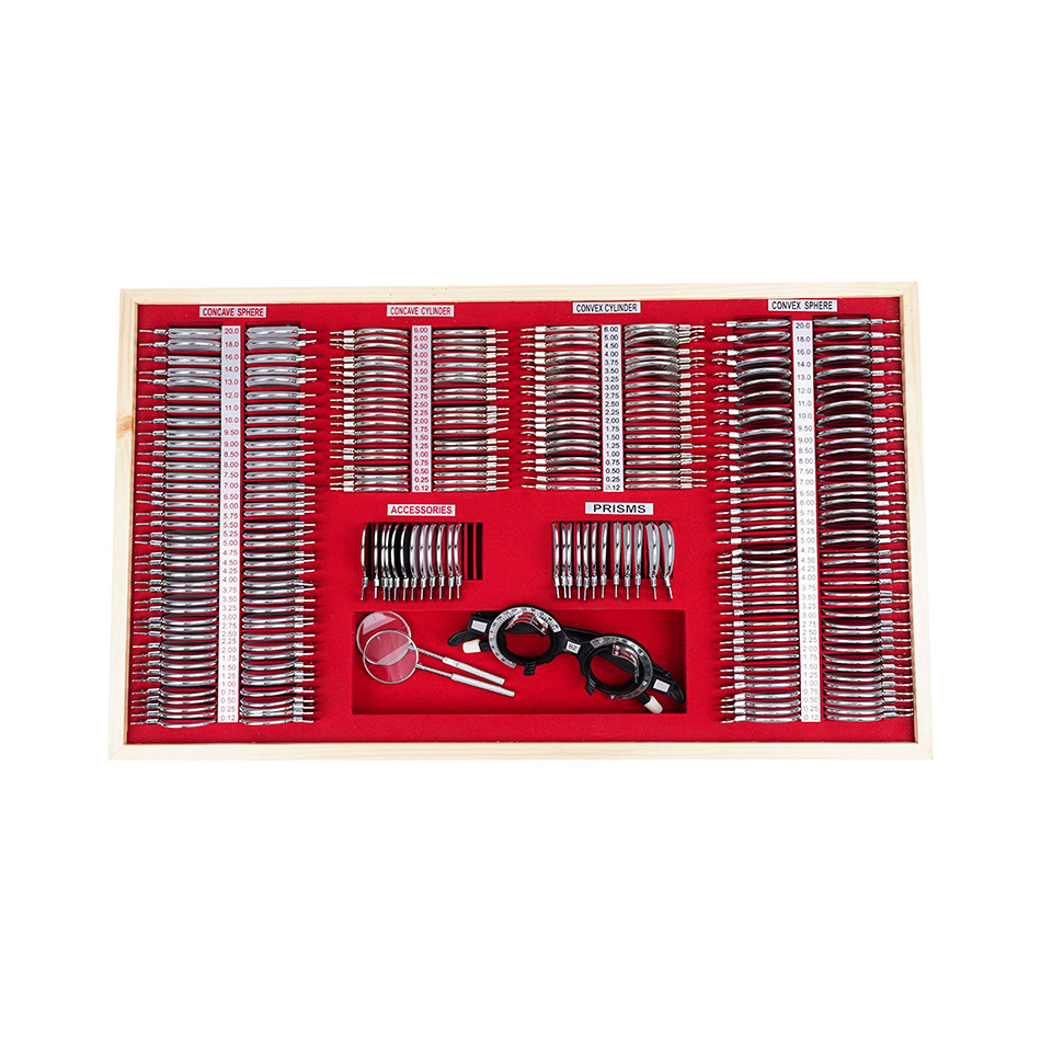 Optometry Metal Ring Glasses Equipment 266 Optometry Lens Box Insert Box Optometry Disc Aluminum Box 266 Insert Foreign Trade Model