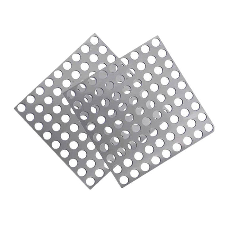 Rectangular 1m Wide Stainless Steel Round 304 Perforated Sheet Industrial High-Temperature Resistant Drainage Pipe Perforated Sheet