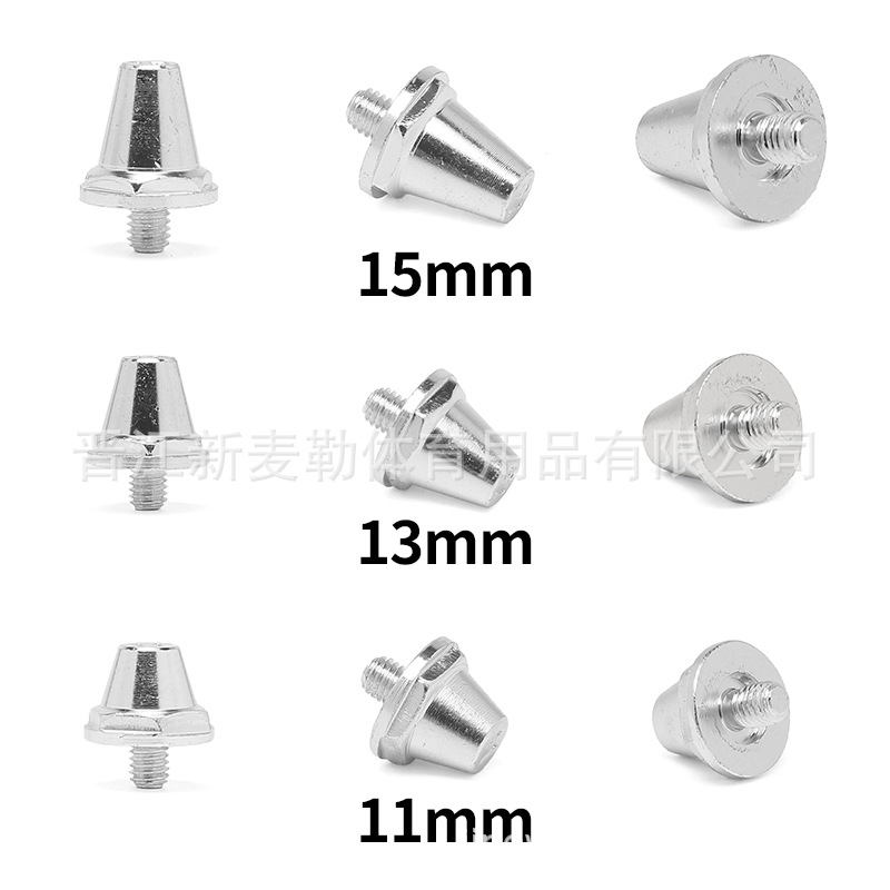 Прямые продажи завода, футбольные шипы, алюминиевые гвозди 11мм, 13мм, 15мм, многоцветные, футбольные принадлежности