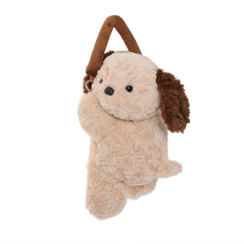 Cute Puppy Car Tissue Box Hanging Type Creative Car Tissue Box Tissue Hanging Bag Cartoon Car Interior Supplies