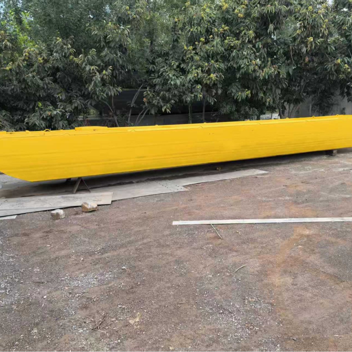 Galvanized Steel Sheet Boat, Corrosion-Resistant, Rust-Resistant, Cleaning Boat, River Garbage Removal Boat, Width 2.3m Meters, Length 7.2m Meters