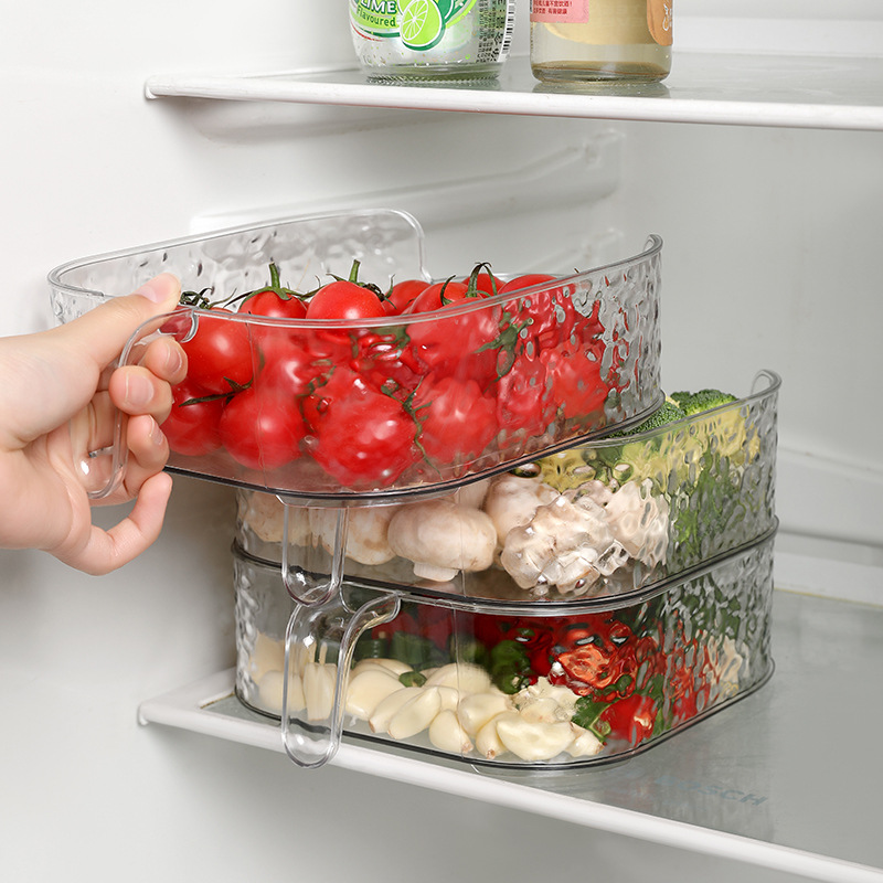 Stackable Vegetable Storage Artifact Kitchen Dish Plate Household Dish Preparation Hand-held Ingredients Multi-layer Dish Plate with Scallion, Ginger and Garlic