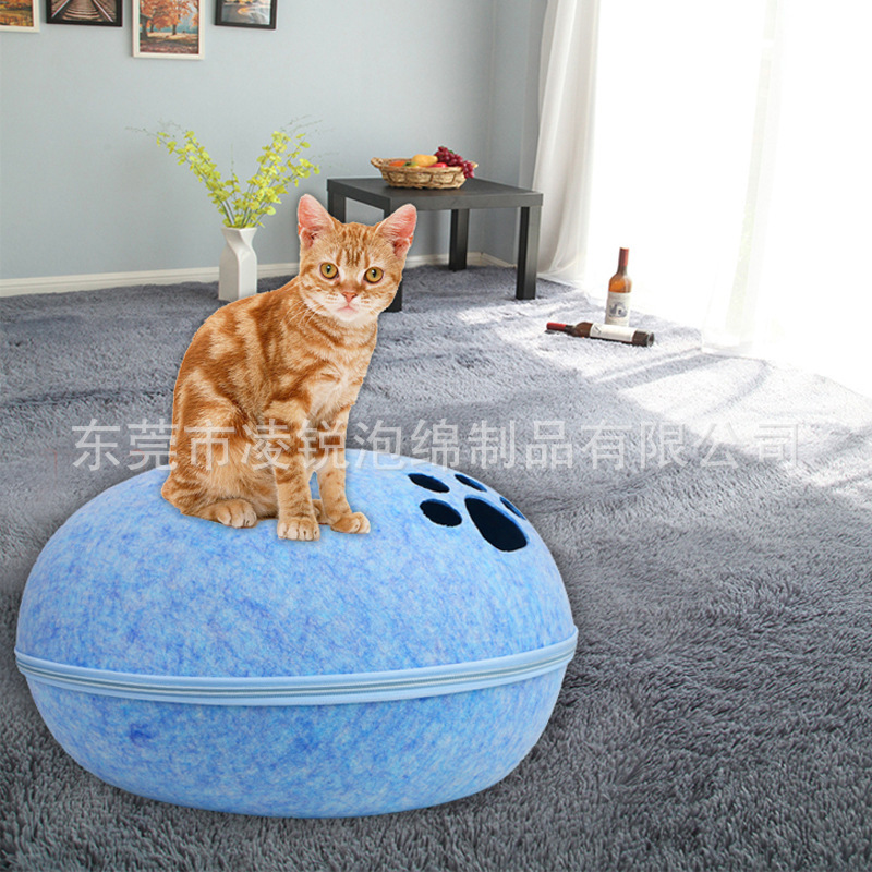 Come to the Factory with Drawings and Samples to Process and Customize Printed Logo Hot and Cold Pressed Cat Kennels, Pet Utensils, Kennels, Felt Bag Products