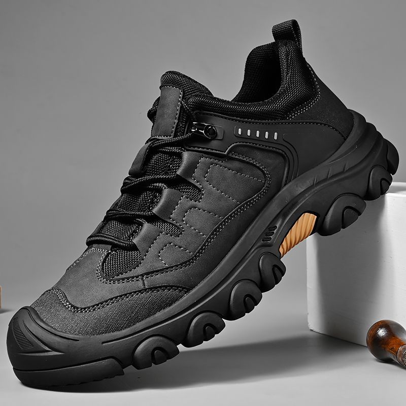 Экспорт в США натуральные кожаные походные туфли для мужчин осень и зима нескользящие износостойкие водонепроницаемые уличные походные ботинки