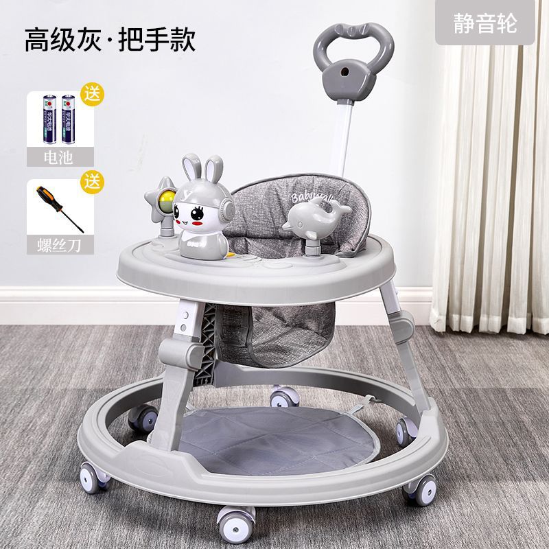 Foreign trade walker baby multi-function anti-rollover trolley baby can sit and push to learn to drive starting car wholesale