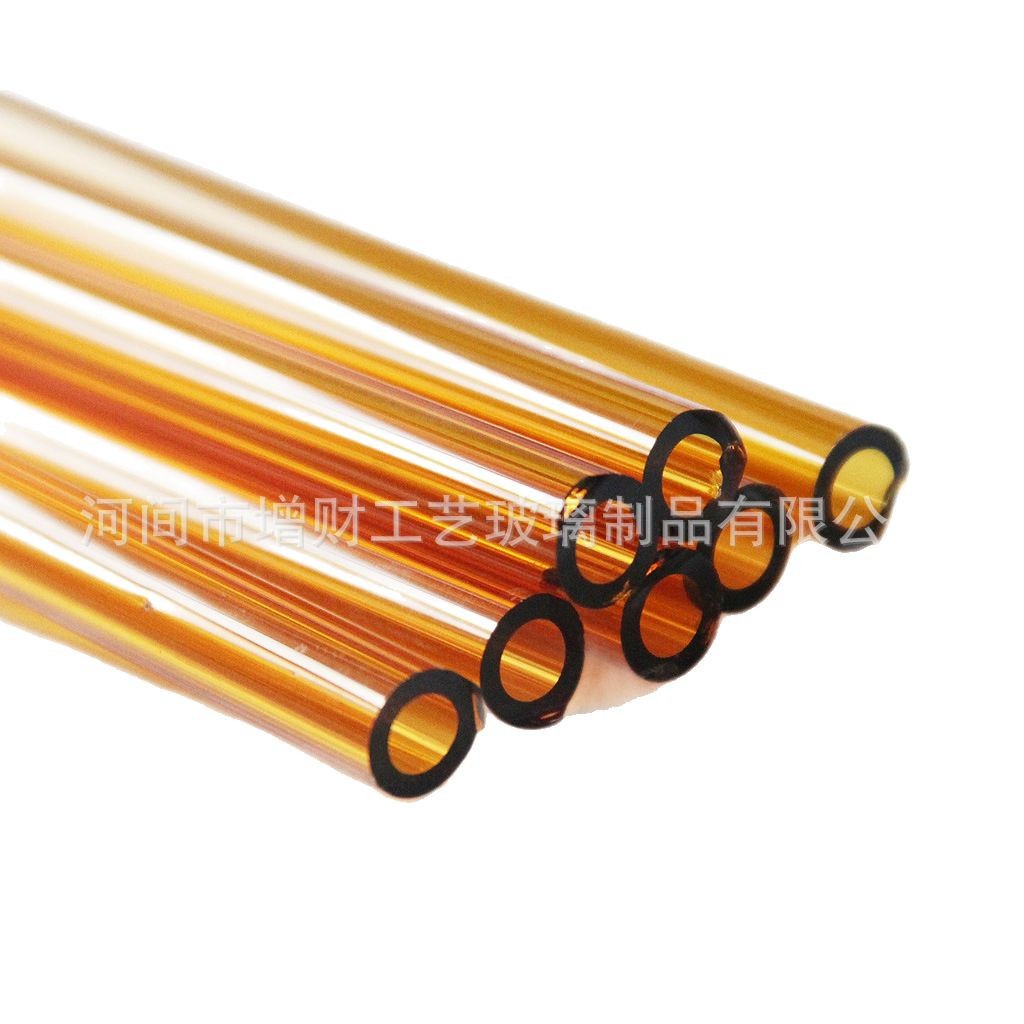 Processing of High Borosilicate Heat-Resistant Glass Tubes. Craft Products Made from Raw Glass Rods Can Be Used to Make Various Glass Products