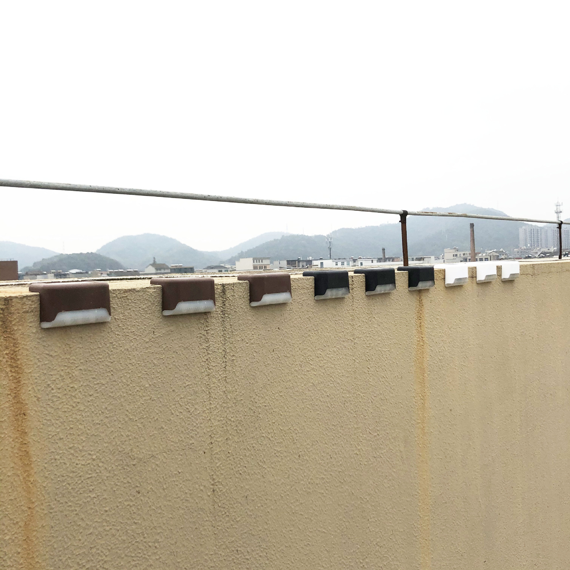 Outdoor Solar Railing Light 1Led Stair Light Waterproof Fence Step Light Villa Courtyard Decorative Landscape Light