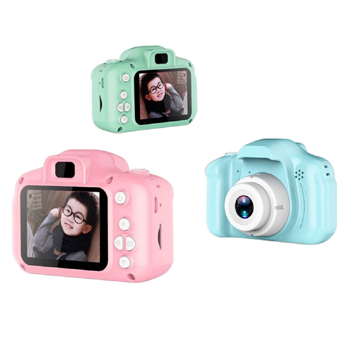 Cross-Border Hot-Selling X2 Children's Camera That Can Take Pictures X200 Fun Digital Camera Toy Gift Factory Slr