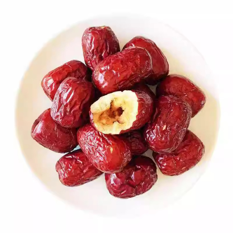 Crispy Seedless Jujubes, Crispy Gray Jujubes, Xinjiang Dried Red Dates, Seedless, Crunchy Snacks