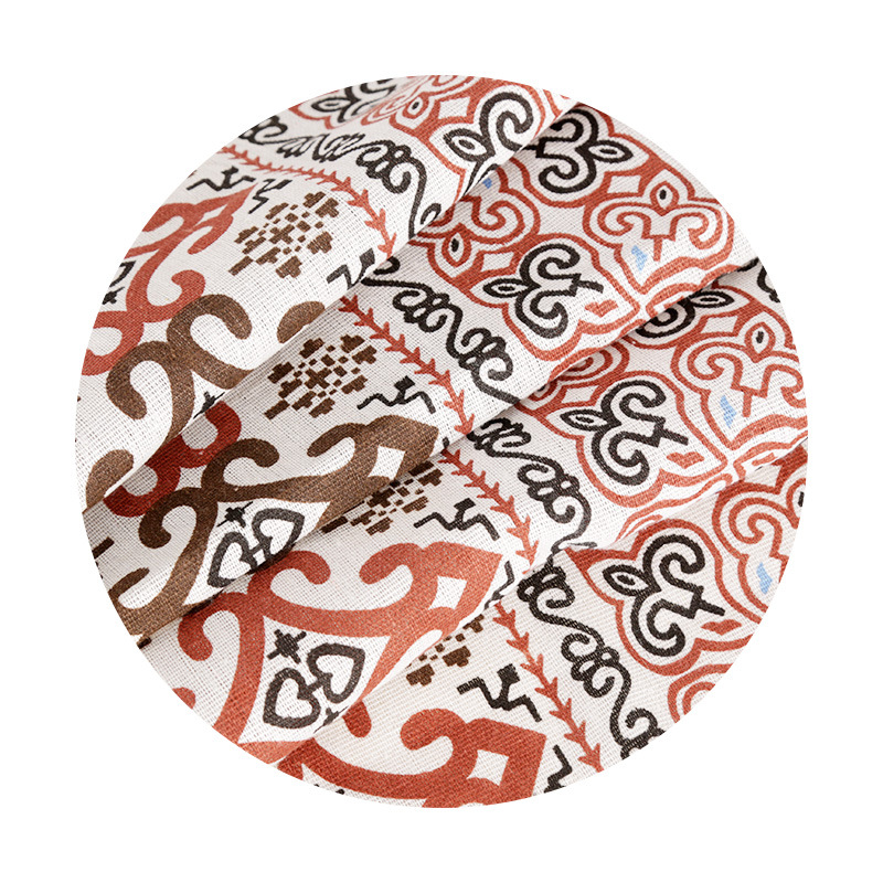 Wholesale ethnic style series linen fabric sofa cloth background cloth stall tablecloth cotton and linen pillow cushion fabric