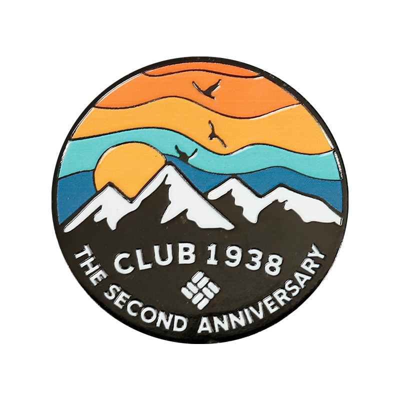 Metal Badge Customization Graduation Commemorative Paint Medal School Badge Corporate Logo Enamel Company Badge Brooch Badge Customization