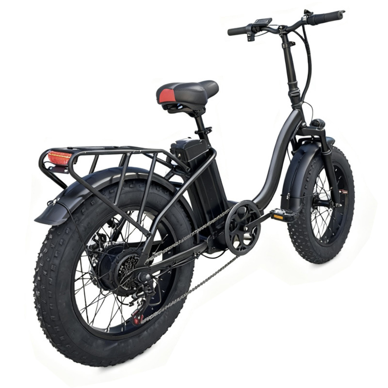 Lithium Battery Electric Bicycle 20inch Wide Tire Snow Beach Transmission Vehicle Power-Assisted Mobility Electric Electric Luxury Version