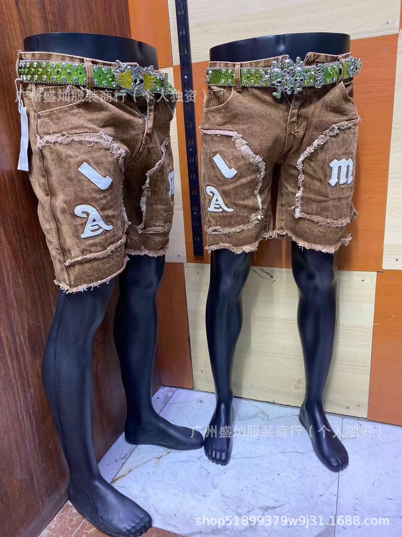 Men's Denim Shorts Wholesale Men's Denim Shorts Five-Point Pants Men's Jeans Wholesale