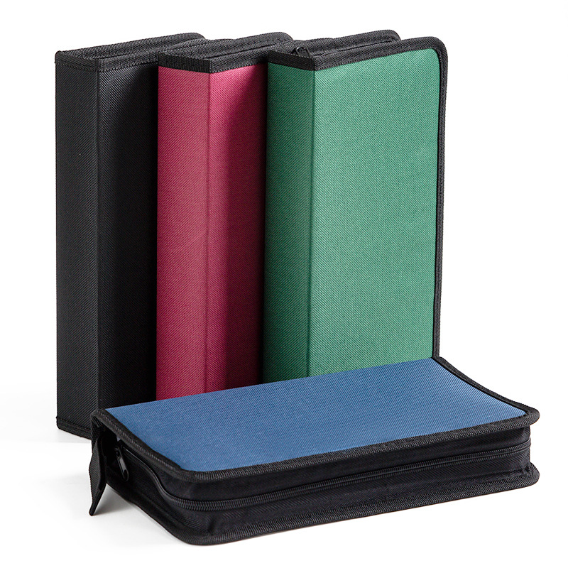 Сумка для CD Hengqi на 80 мест, сумка для дисков в автомобиле, коробка для хранения CD/DVD, трансграничные поставки