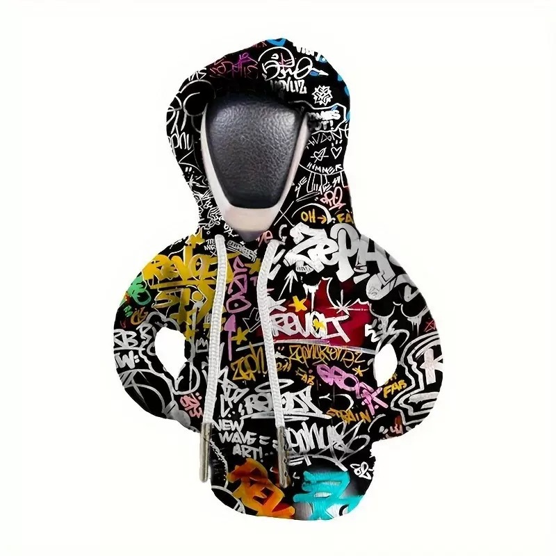 Cross-border car gear shift lever decoration creative sweater hoodie protection anti-sweat shift gear clothes