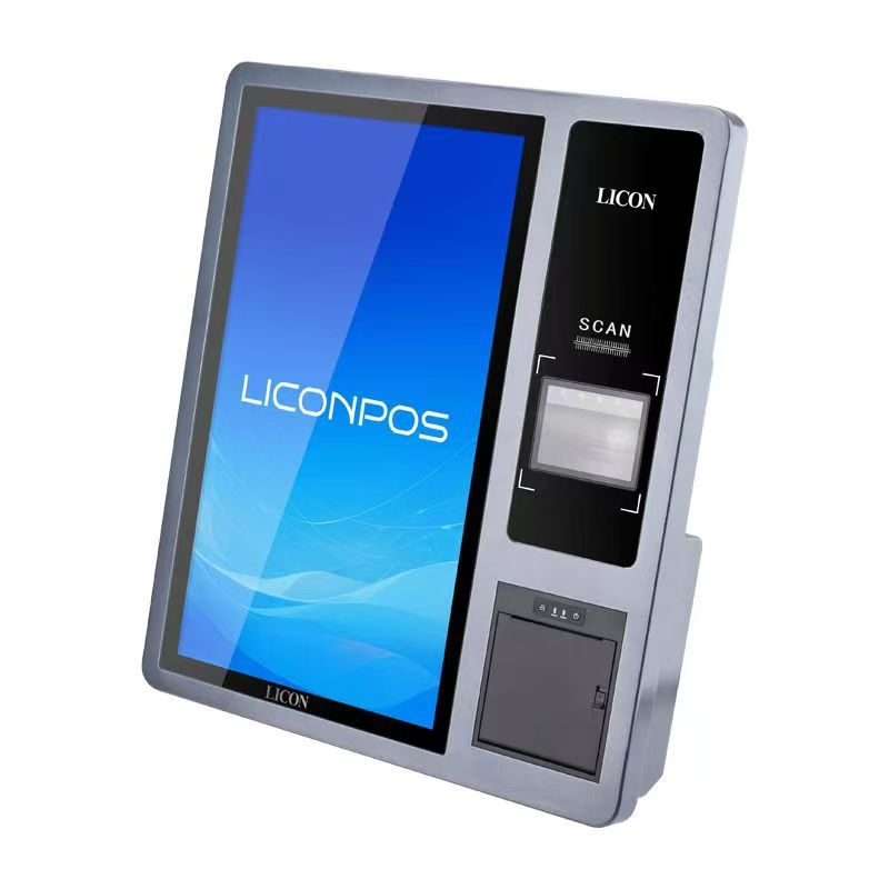 21.5inch Industrial Control All-In-One Machine Ic/Id Card Scanning, Qr Code Scanning, Receipt Printing, Id Card Reader, Touch Terminal Machine