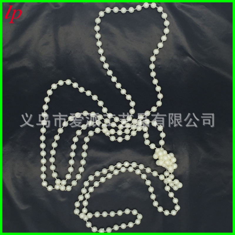 1920S Flapper Girl Bachelorette Party Necklace 180cm Pearl Necklace Bachelorette Party Necklace