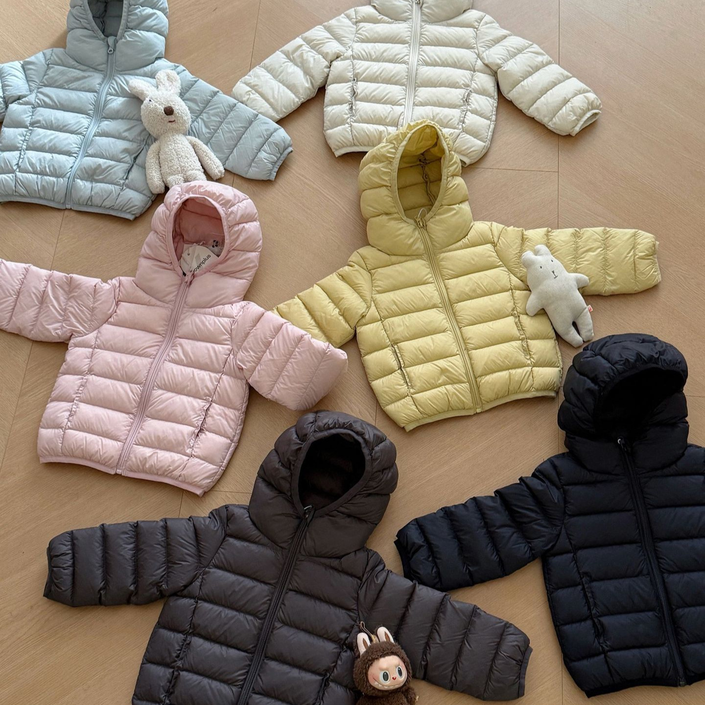 Детская куртка для малышей, повседневная, легкая, с капюшоном, однотонная, 90% белого утиного пуха, удобная пуховка