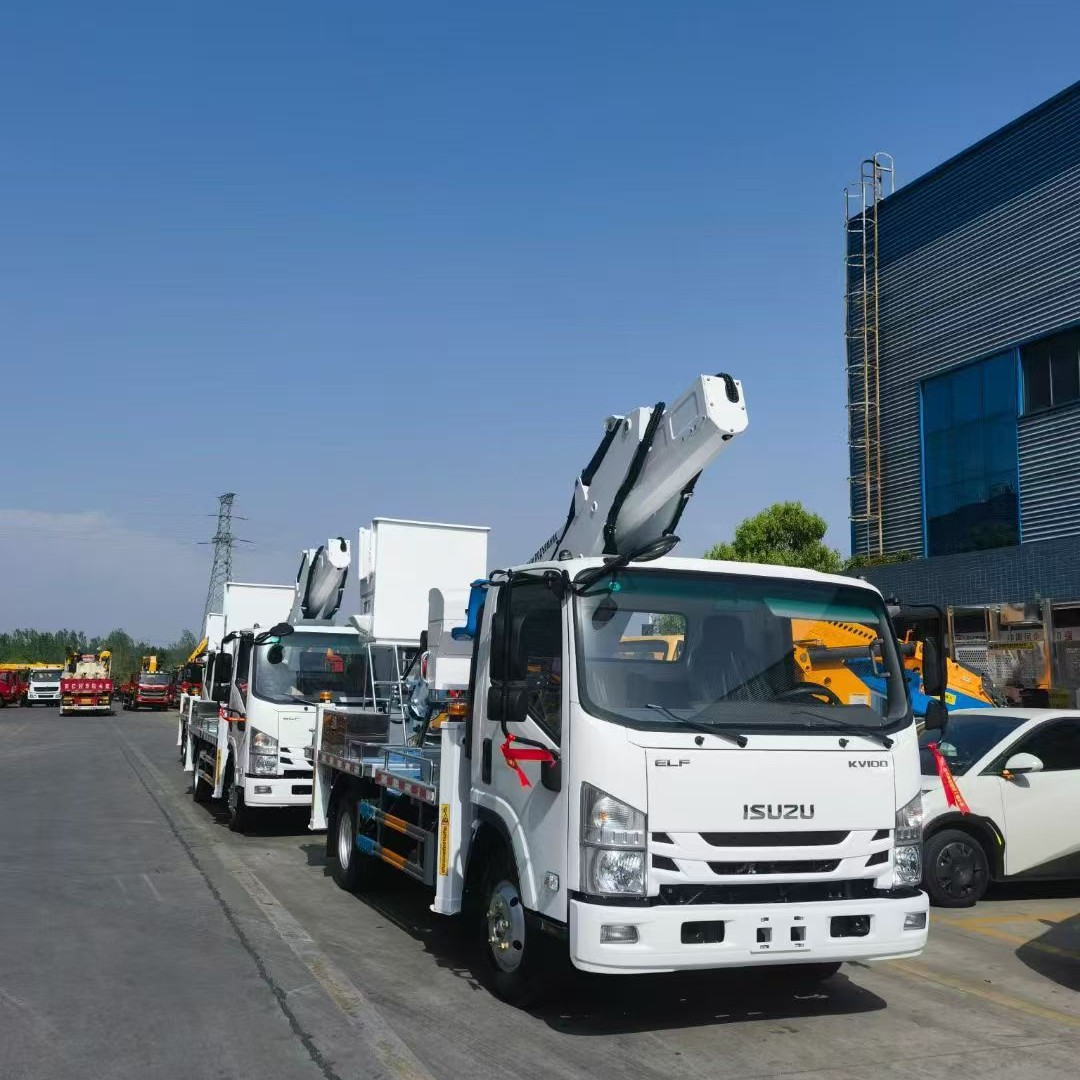 Isuzu 22- 33m Export Best-Selling Aerial Work Platform Ladder Truck Factory Direct Sales Global Supply