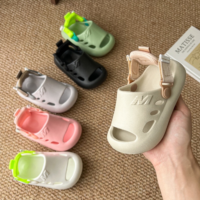 Детские сандалии, противоскользящие, летние, новый стиль, сандалии для мальчиков и девочек, детские EVA сабо