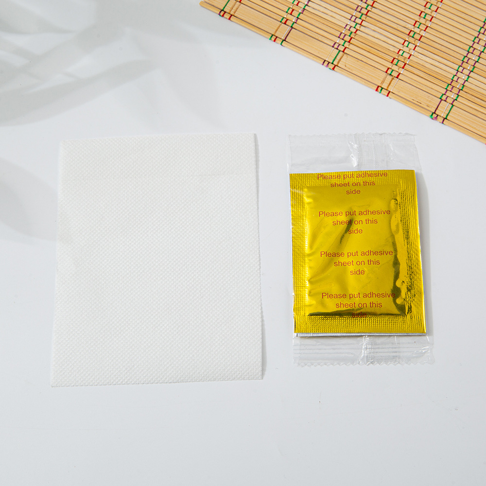 Foreign Trade Cross-Border Foot Patch Gold Foil Foot Care Products for Home Use Fresh Foot Patch Moxa Stick Wholesale