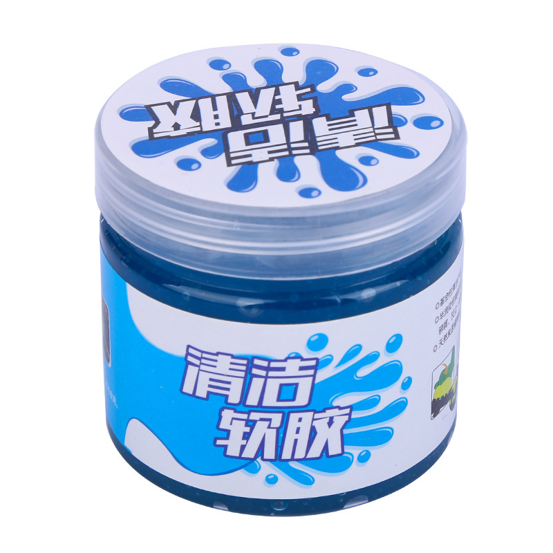 New Crystal cleaning glue car inner air outlet dust cleaning soft glue computer keyboard room gap cleaning mud