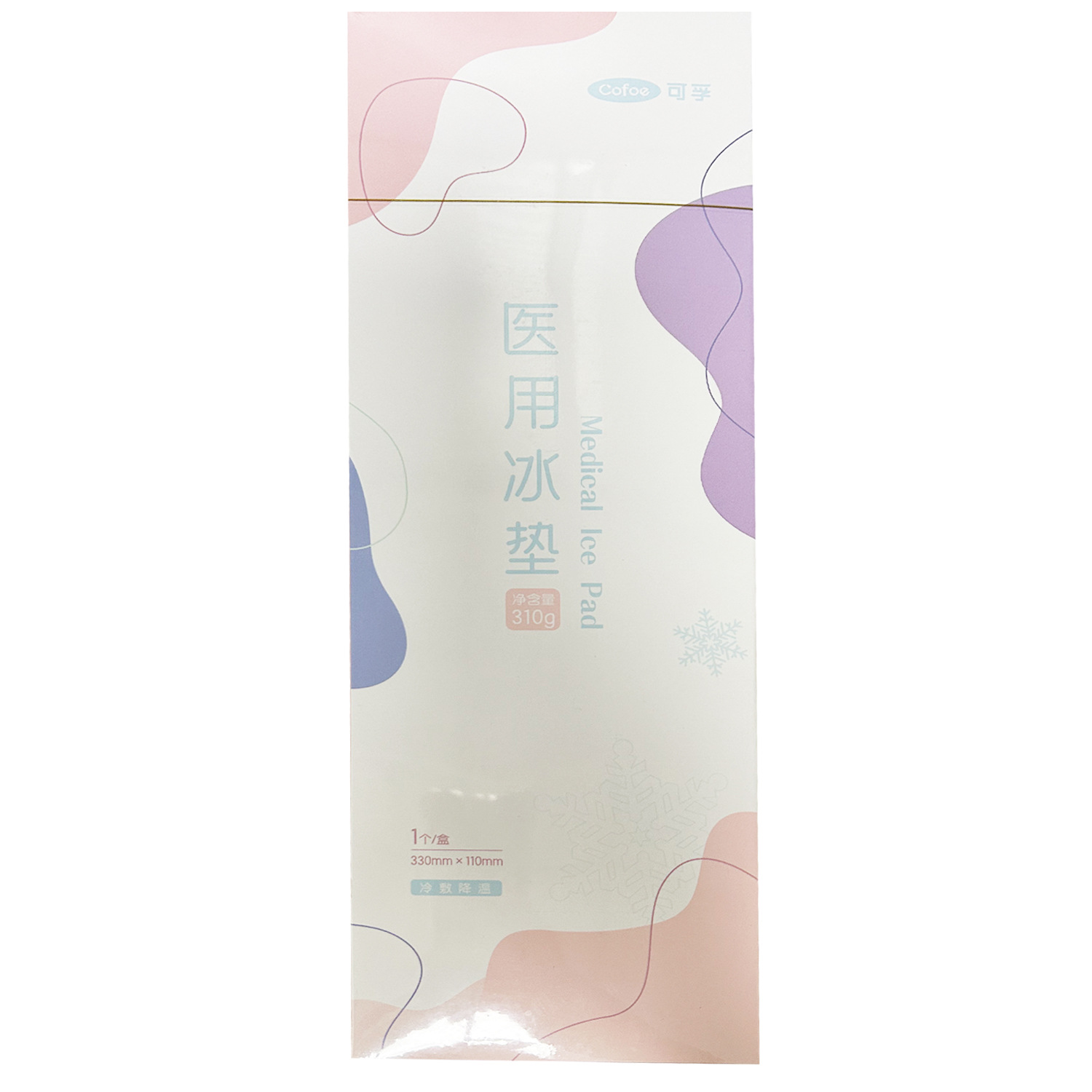 Corfu Medical Ice Pad 330*110Mm*310G*1 Piece/Box Maternal Cold Compress Postpartum Wound Care Ice Pack