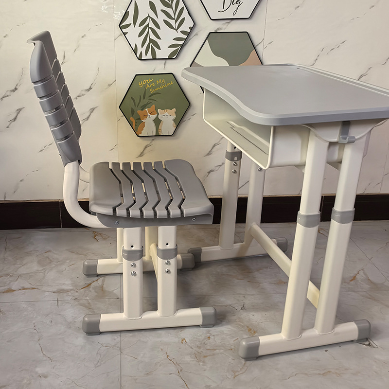 Cross-Border Elementary School Students' Simple Writing Homework Desk, Home-Adjustable Children's Desk and Chair, Children's Study Table