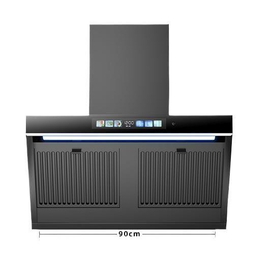 Factory Direct Sales Haotaitai Range Hood for Home Kitchen, Large Suction, Top and Side Dual Suction, Three-Piece Range Hood Set