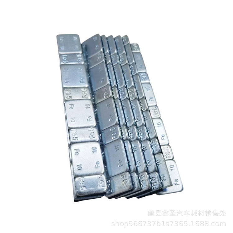 Adhesive wheel balance Block 5+10x 4 surface galvanized car tire weight block tire dynamic balance balance block