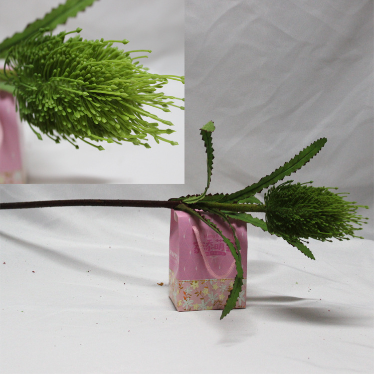 Artificial Flower Lucky Head Emperor Flower Living Room Floor Plastic Silk Flower Pineapple Fake Flower Home Decoration Ornaments