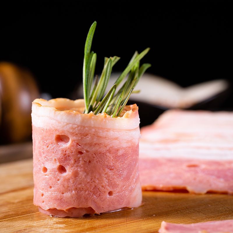 Xurui Classic Fried Bacon 200g Pizza Breakfast Home Western-Style Hand Pancake Bbq Ingredients Wholesale Barbecue