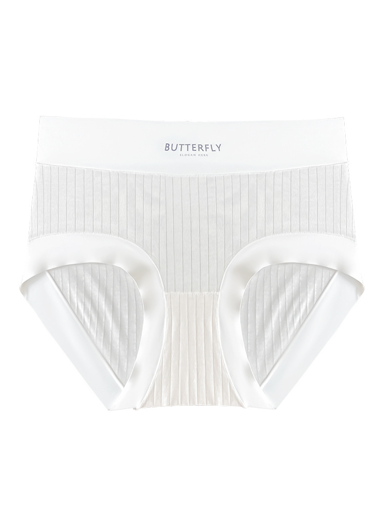 Women's cotton 5A antibacterial crotch high waist belly contracting hip seamless girl's cotton breathable women's triangle shorts head