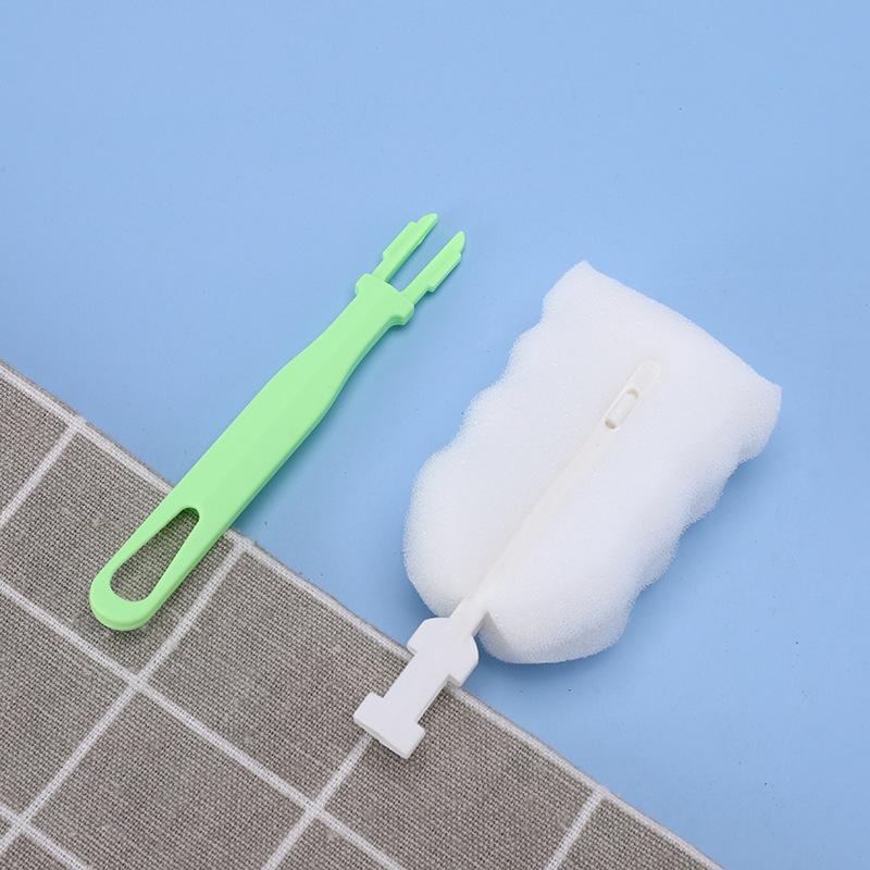 New Sponge Cleaning Cup Brush Detachable Thermos Cup Brush Bottle Brush Cup Cleaning Brush Individually Packaged