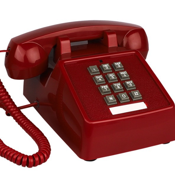 Антикварный телефон ключ классическая ретро машина металлический механический медный звонок стационарный телефон американского стиля