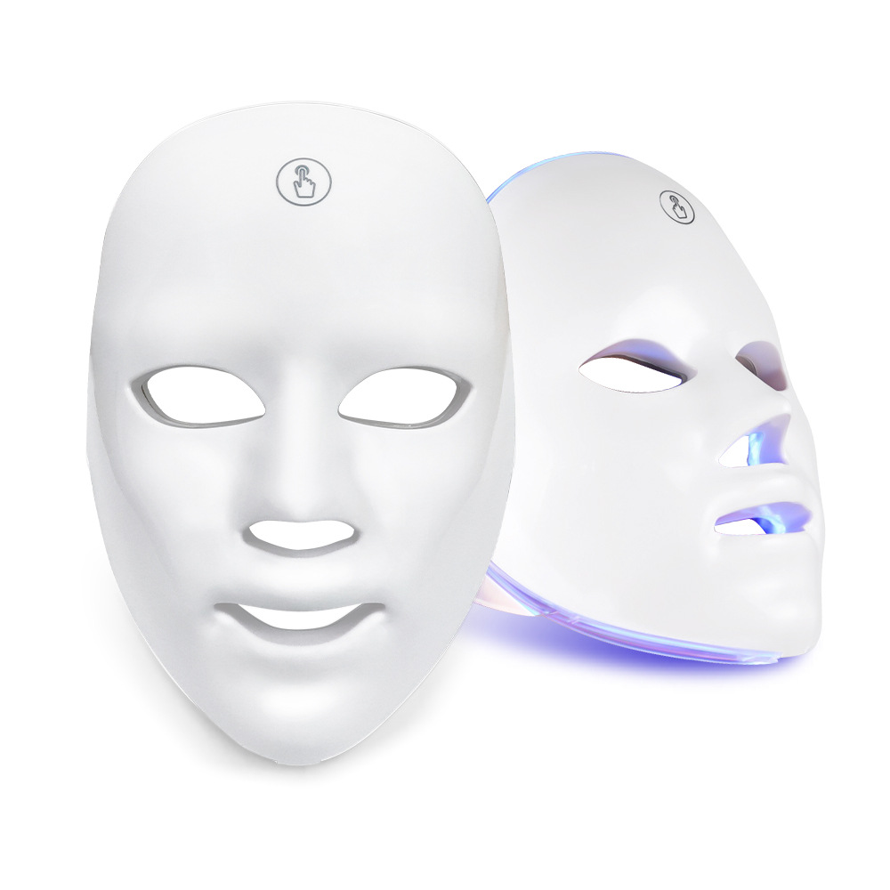 Colored Light Mask Rechargeable Beauty Mask Led Photon Rejuvenation Household Spectrum Facial Care Mask Instrument