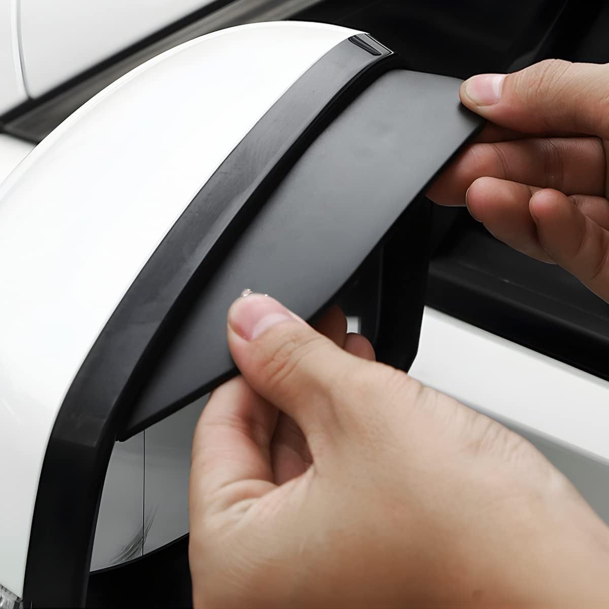 Amazon Carbon Fiber Car Rearview Mirror Car Rain Eyebrow Rainproof Eyebrow Reversing Mirror Rain Shield