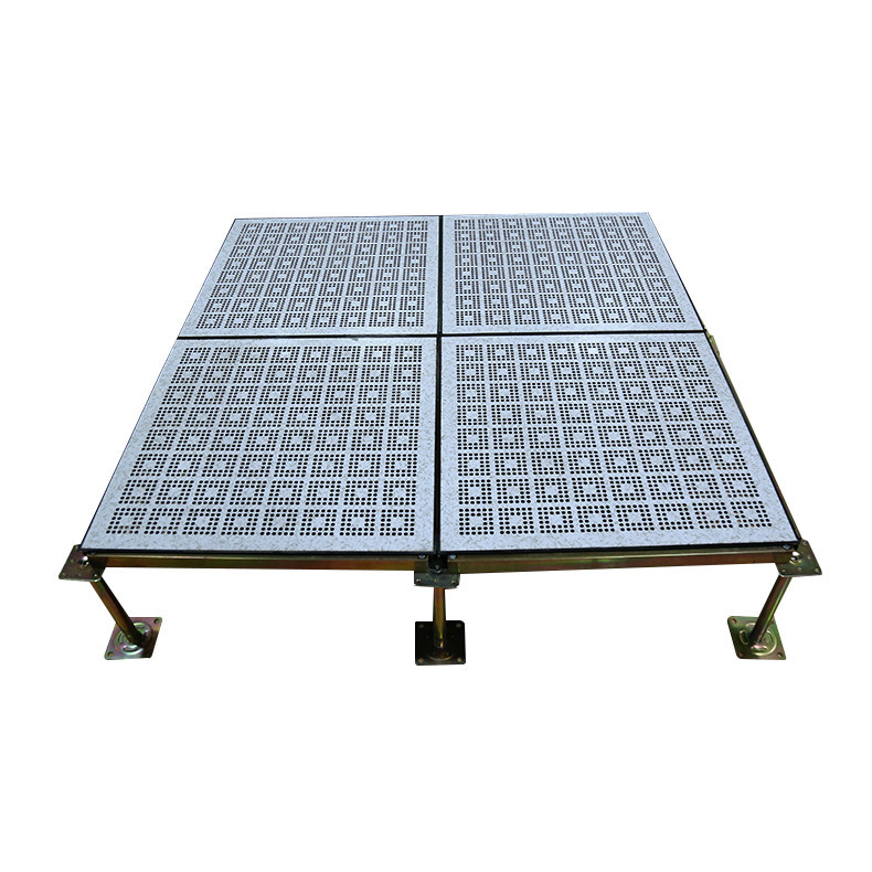 All-Steel Anti-Static Flooring for School Computer Rooms, Movable Raised Ventilation Flooring 600*600, Anti-Static Manufacturer Wholesale
