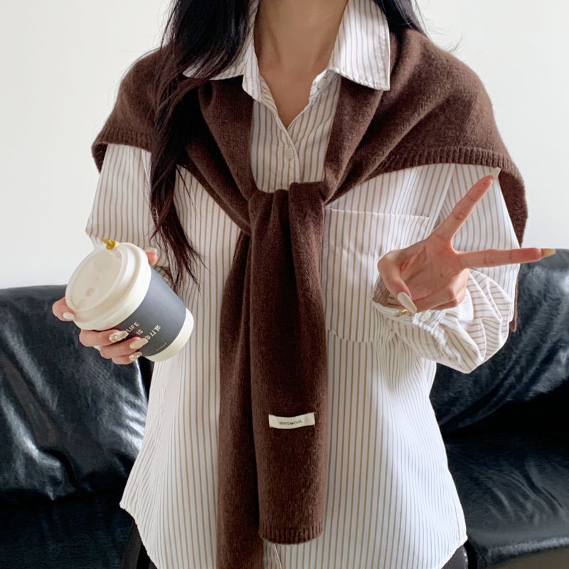 Шарф для женщин, зимний теплый, 100% шерсть, новый универсальный, прямая продажа с фабрики