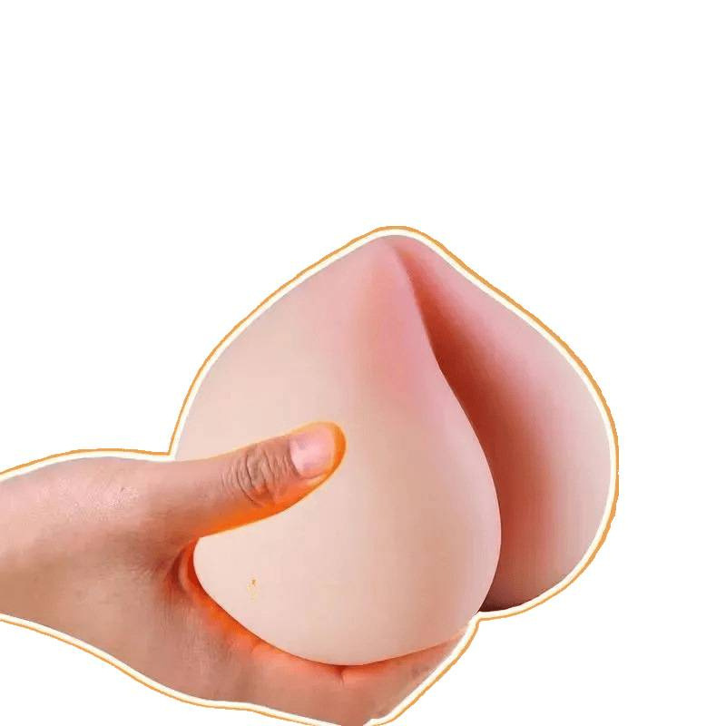 Airplane Cup Male Masturbation Device for Men to Decompress and Pinch, Soft and Fun, Not Greasy, Peach and Peach Inverted Mold