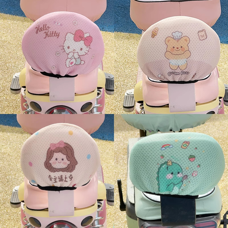 Универсальная накладка на задний подголовник электромобиля для Yadea, Aima, Tailing, Xiaodao и Luyuan, защитные декоративные аксессуары